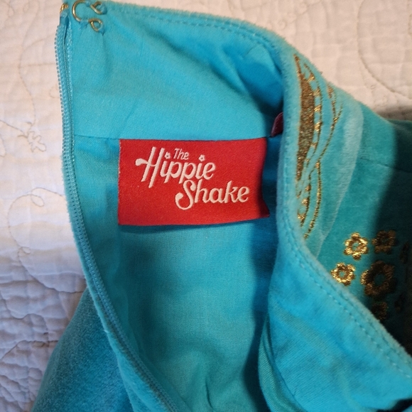 Hippie Shake Sgt Pepper Teal Tunic - Picture 7 of 13